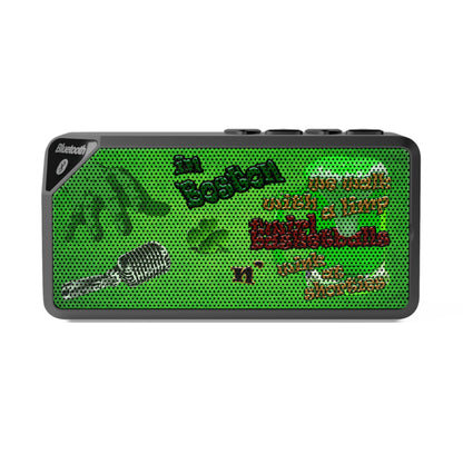 celtics logo - Jabba Bluetooth Speaker (green turf)