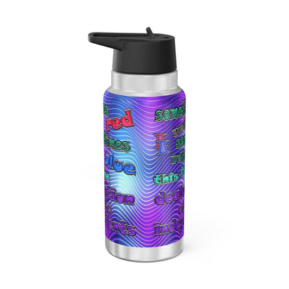 declaration of the independents - Gator Tumbler, 32oz  (purple wave)