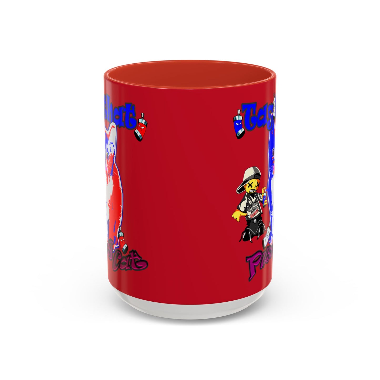 tag that - Accent Mug (dark red)
