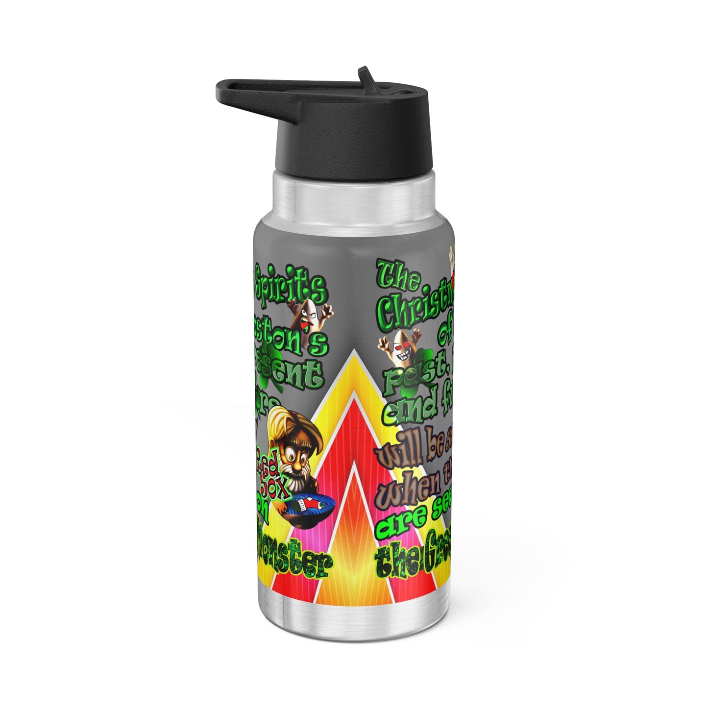 christmas spirits of boston - Gator Tumbler, 32oz  (rainbow split)