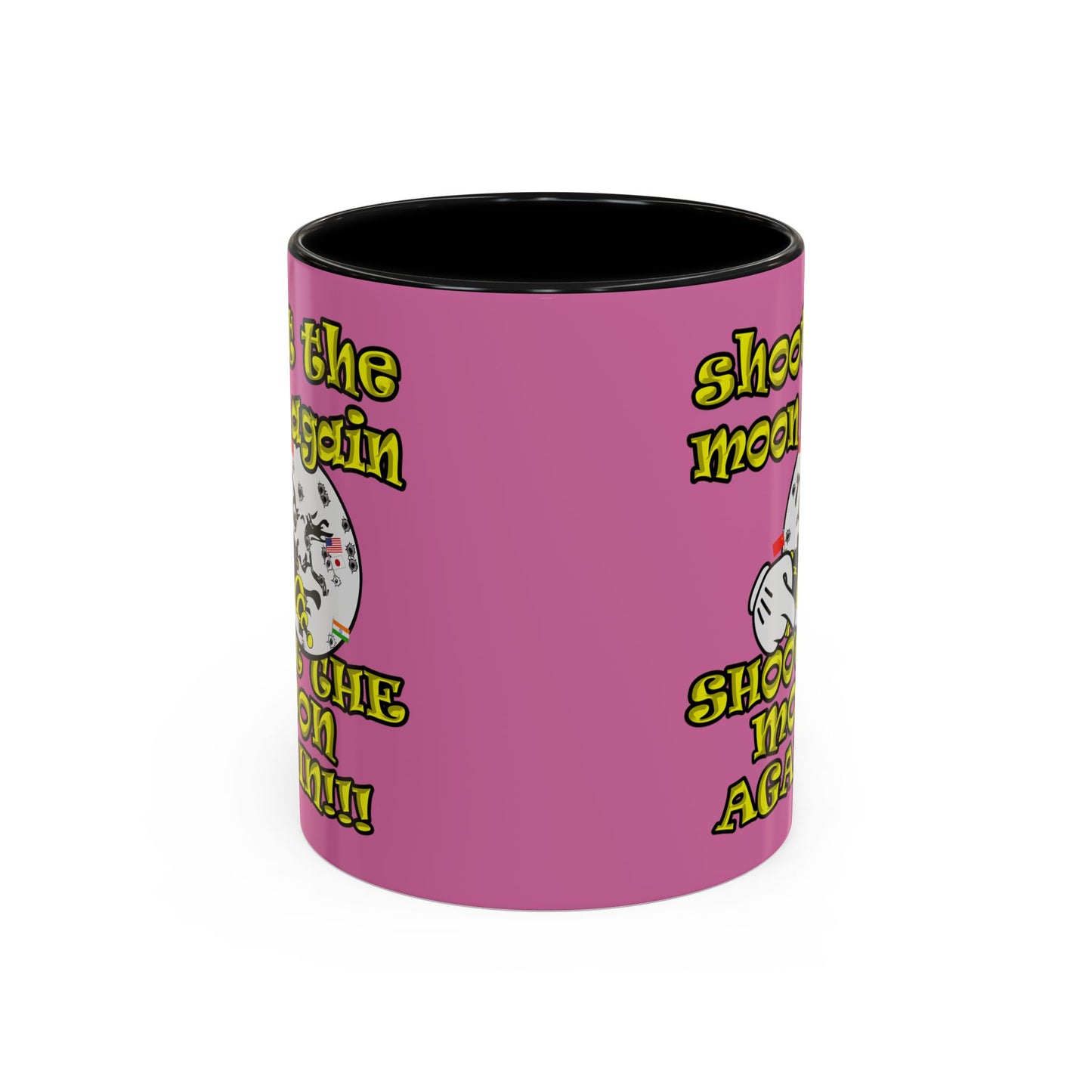 shoot the moon again - Accent Mug (light pink)