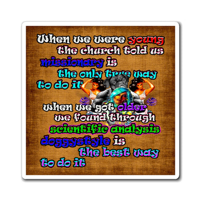 doggystyle - Magnets - (brown papyrus)