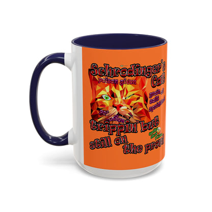 schrodinger's cat - Accent Mug (crusta)