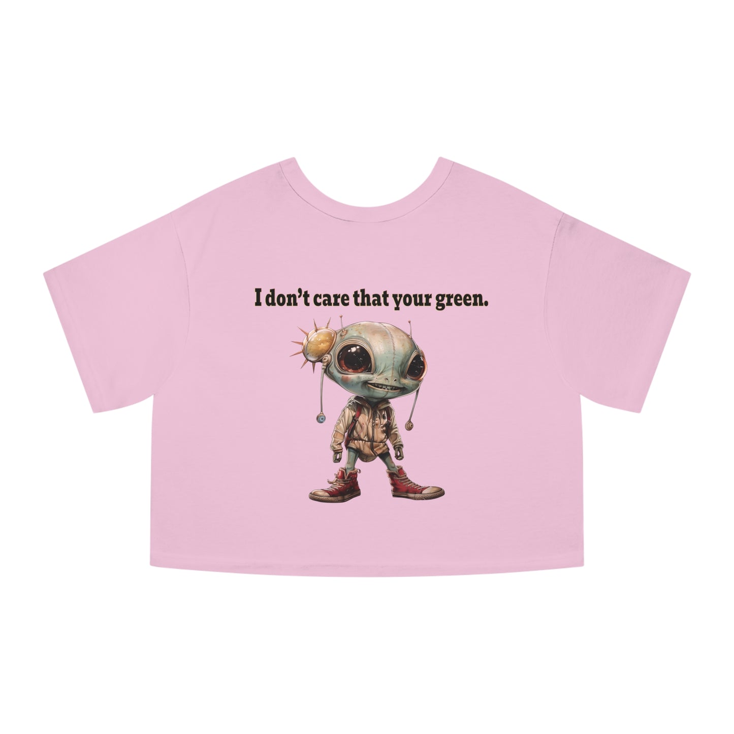I don't care that your grey - Champion Women's Heritage Cropped T-Shirt