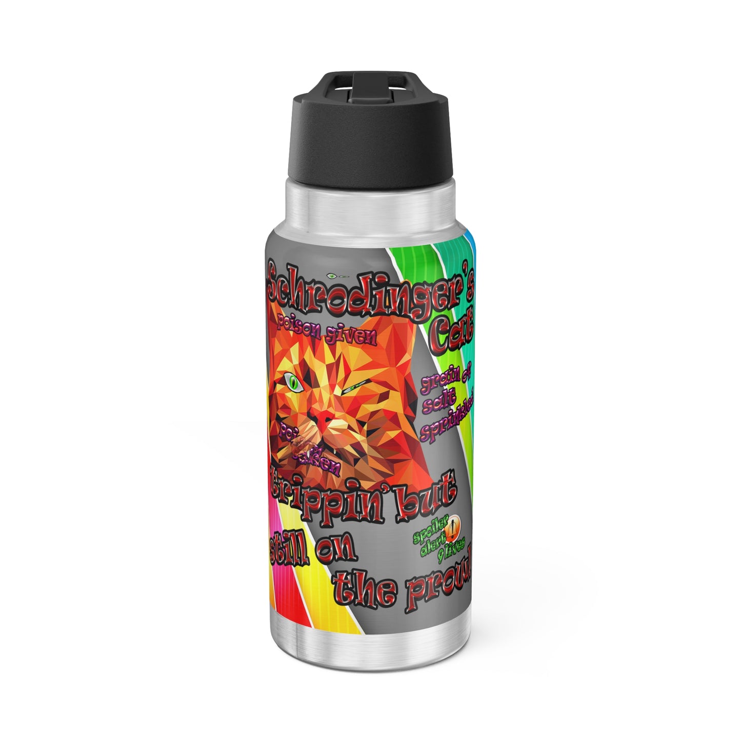 schrodinger's cat - Gator Tumbler, 32oz  (rainbow split)