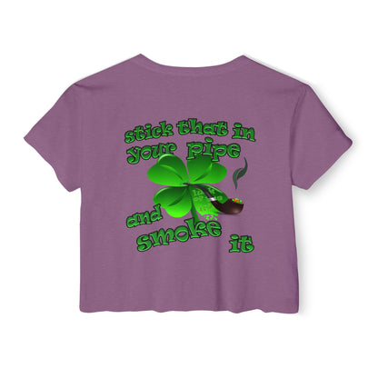 celtics logo - Women's Festival Crop Top