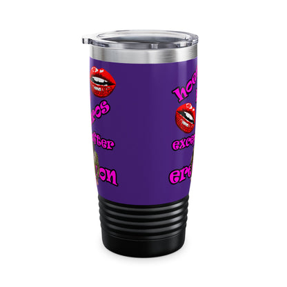 hoes b4 bros - Ringneck Tumbler, 20oz (purple)