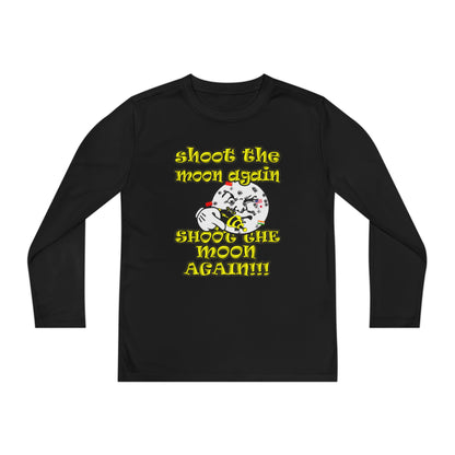 shoot the moon again - Youth Long Sleeve Competitor Tee
