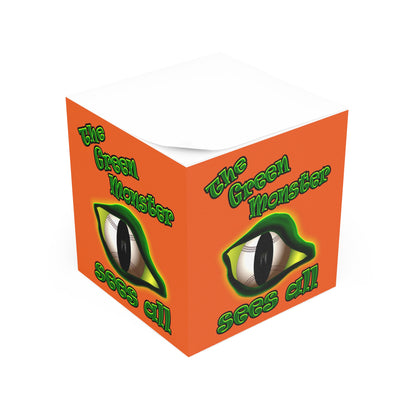 green monster - note cube (orange)