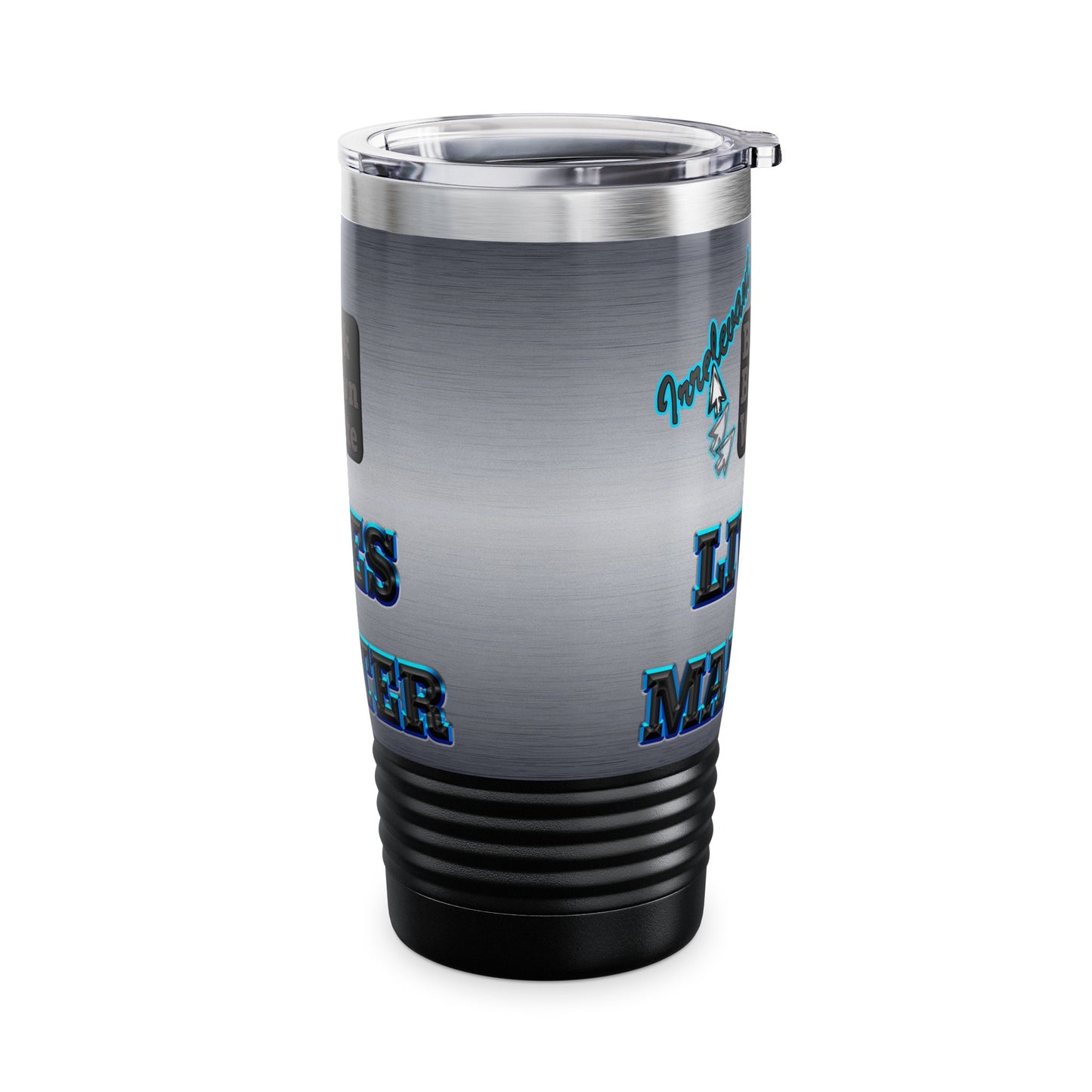 irrelevant - Ringneck Tumbler, 20oz (brushed nickel)