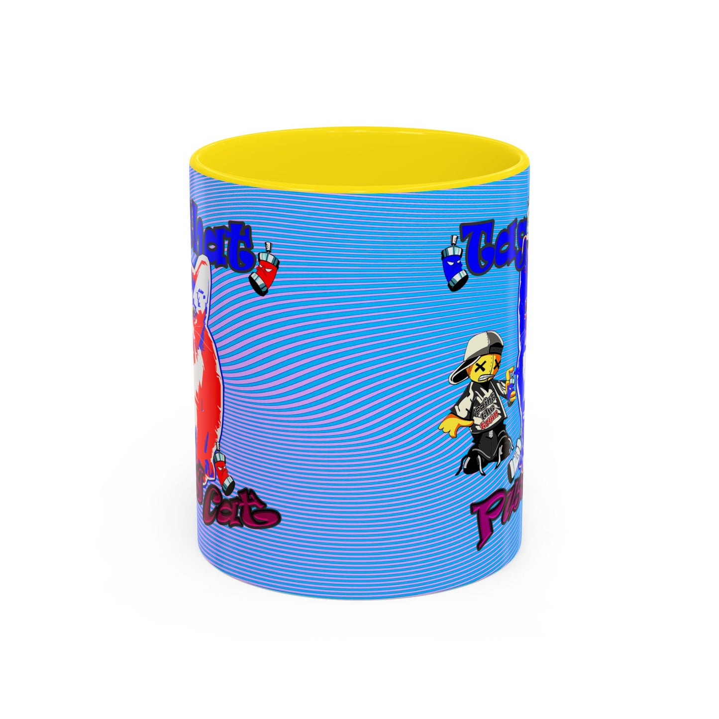 tag that - Accent Mug (light blue-purple wave)