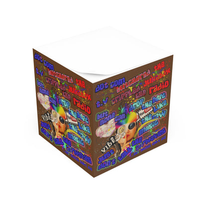 drop the beat - note cube (brown)