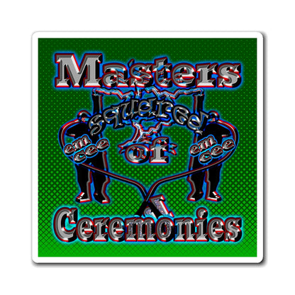 em cee squared - Magnets - (logo green)