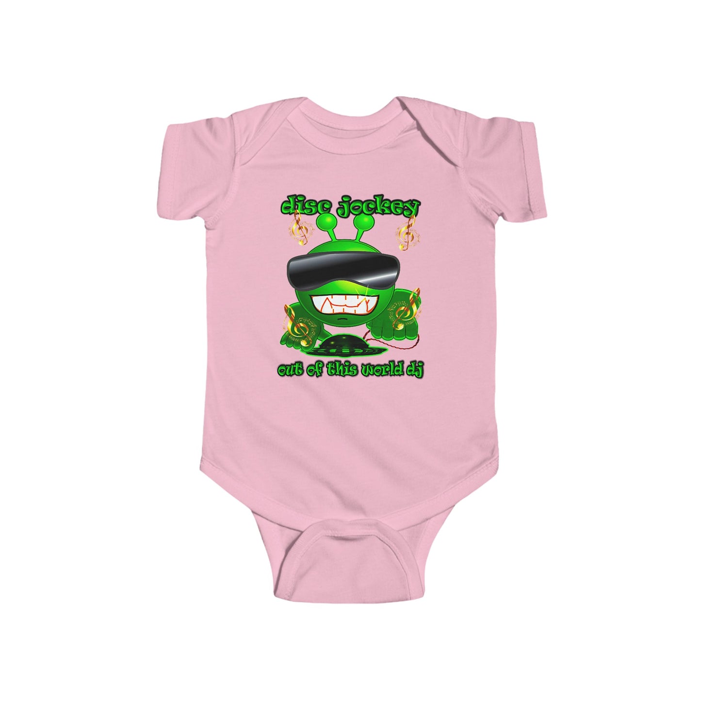 disc jockey - Infant Fine Jersey Bodysuit