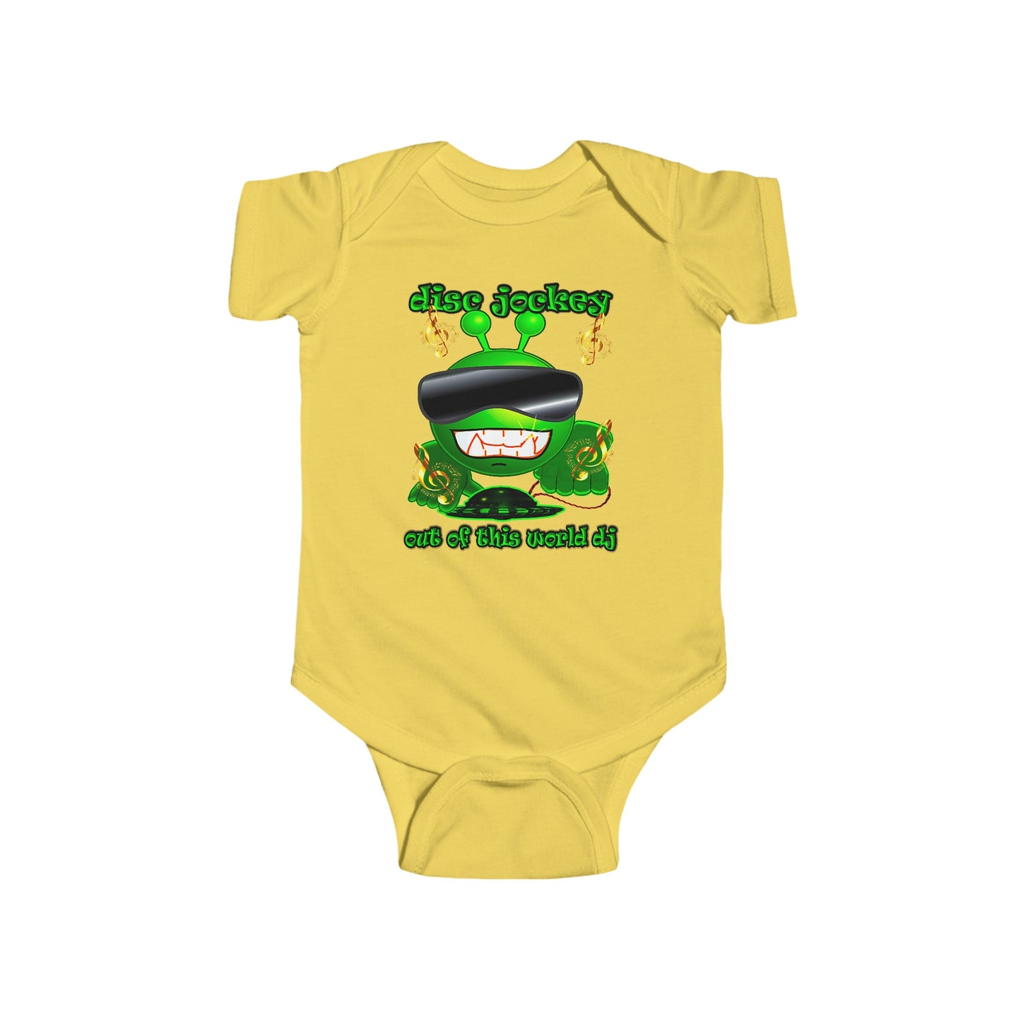 disc jockey - Infant Fine Jersey Bodysuit