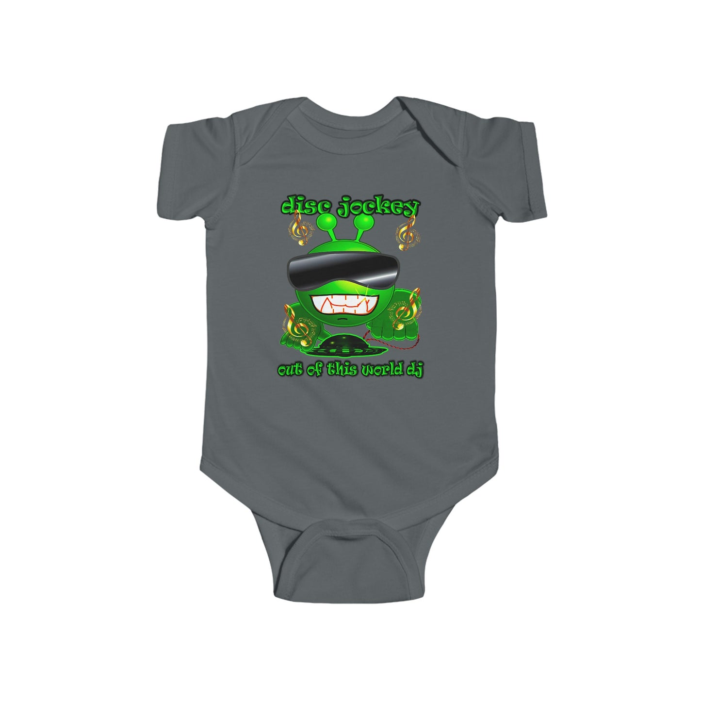 disc jockey - Infant Fine Jersey Bodysuit