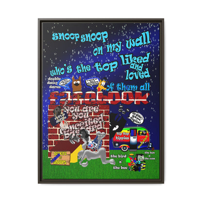 snoops - framed canvas art