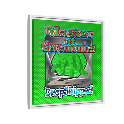 logo - framed canvas art (logo green)