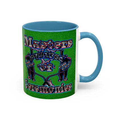em cee squared - Accent Mug (green turf)