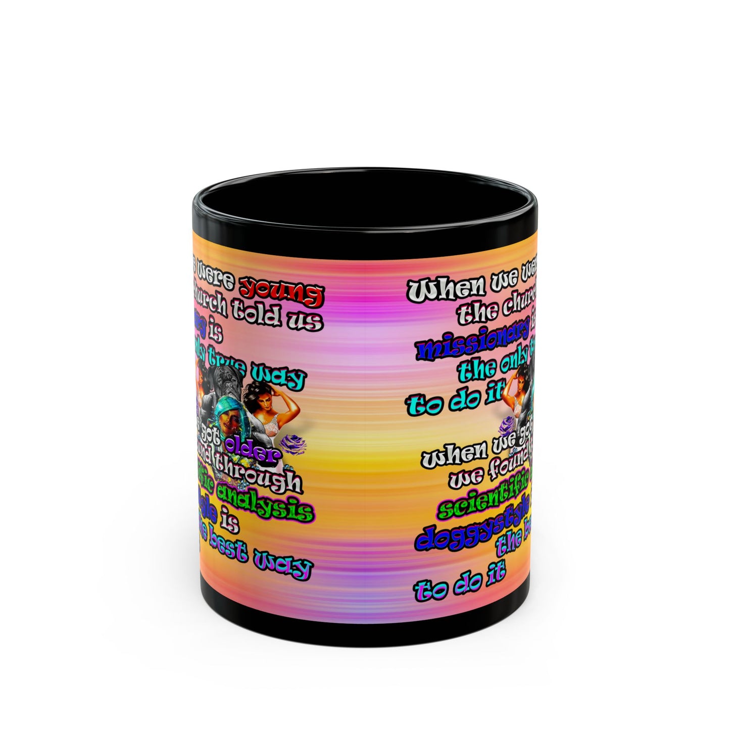 doggystyle - Black Mug (color blur)
