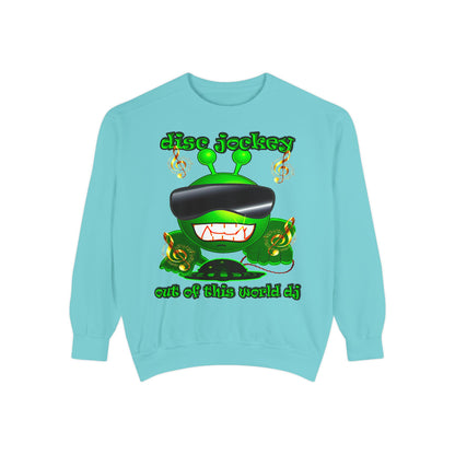 disc jockey - Unisex Garment-Dyed Sweatshirt