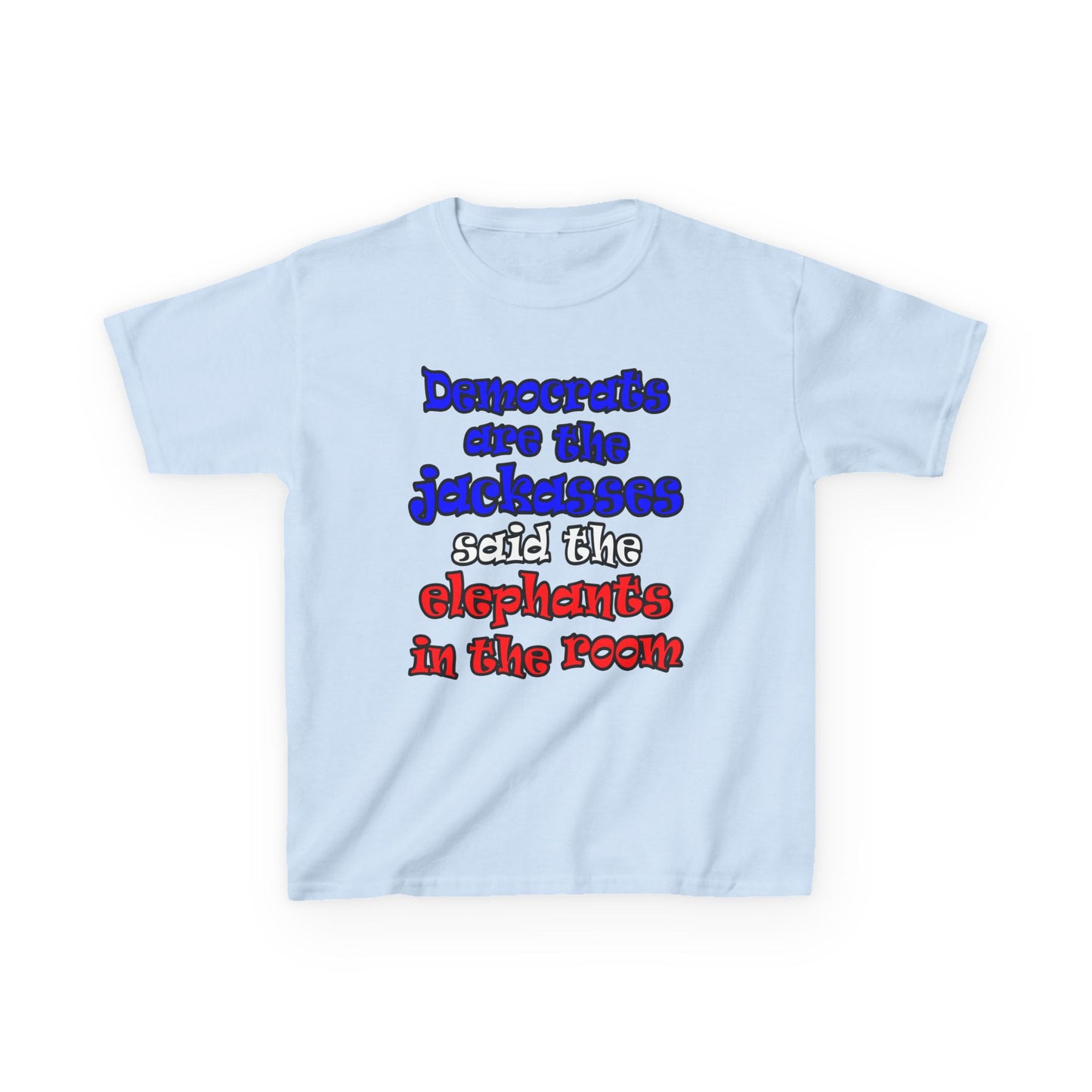 donkeys and elephants - Kids Heavy Cotton™ Tee