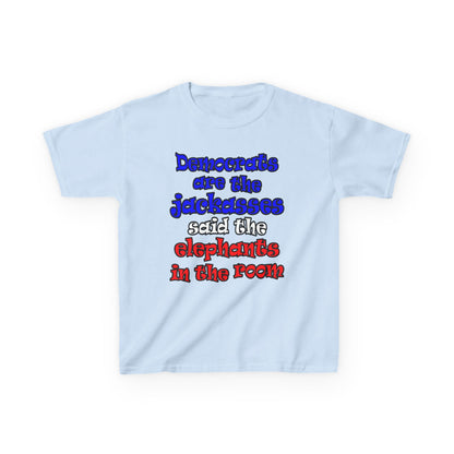 donkeys and elephants - Kids Heavy Cotton™ Tee