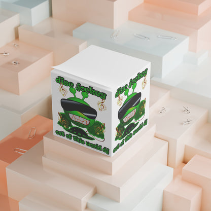 disc jockey - note cube (white)