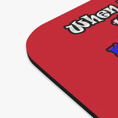 doggystyle - Mouse Pad (Rectangle) (dark red)