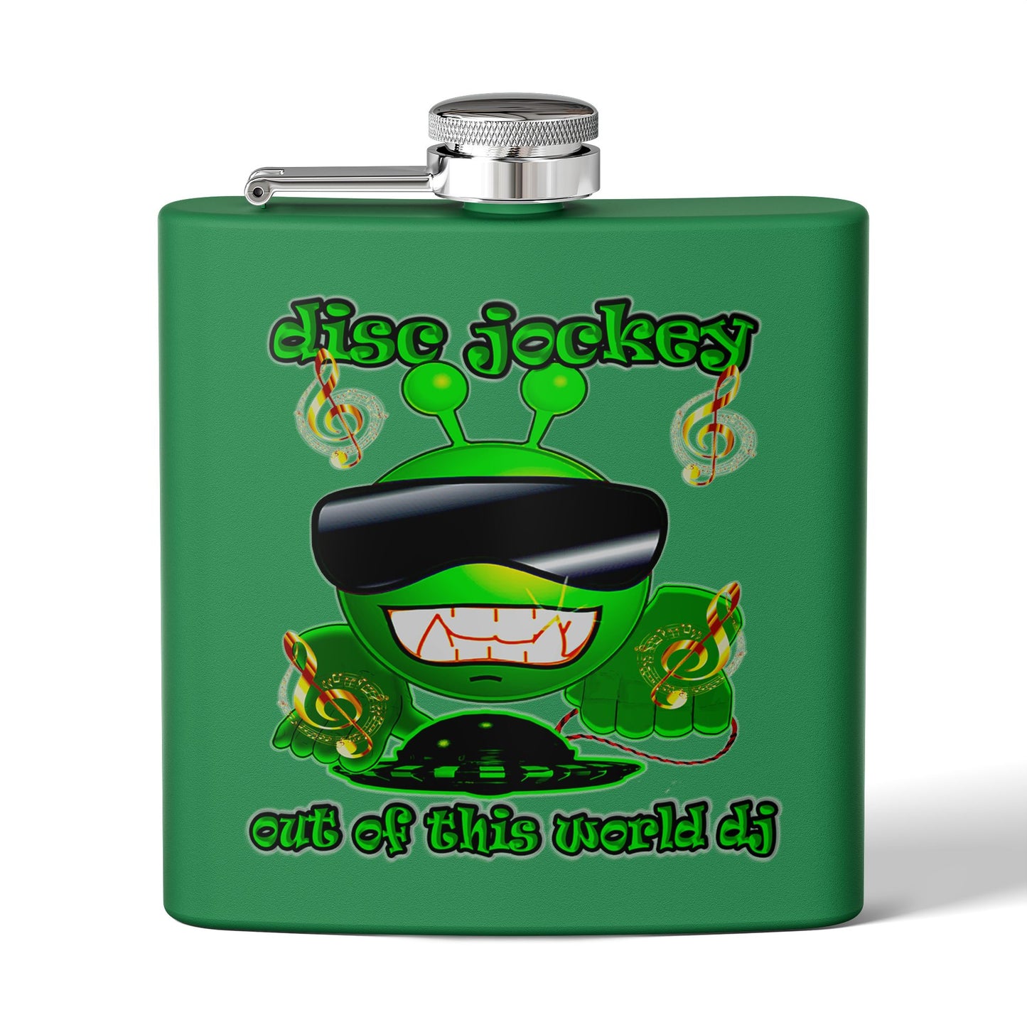 disc jockey - Stainless Steel Flask