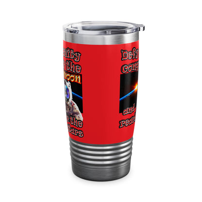 defy conquer reach - Ringneck Tumbler, 20oz (red)