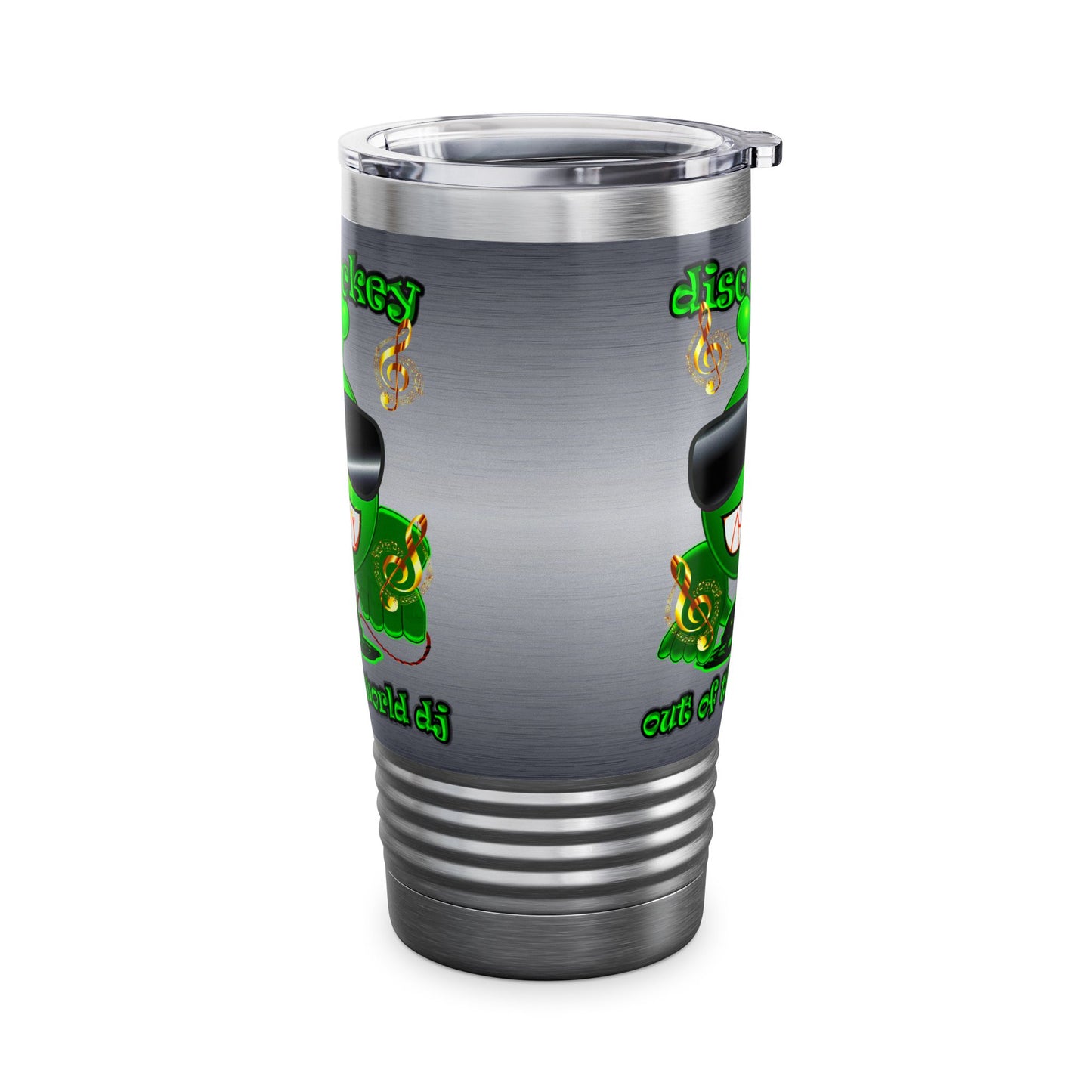 disc jockey - Ringneck Tumbler, 20oz (brushed nickel)