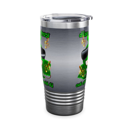disc jockey - Ringneck Tumbler, 20oz (brushed nickel)
