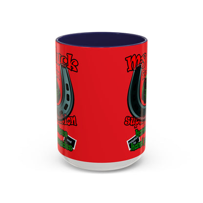 my luck - Accent Mug (red)