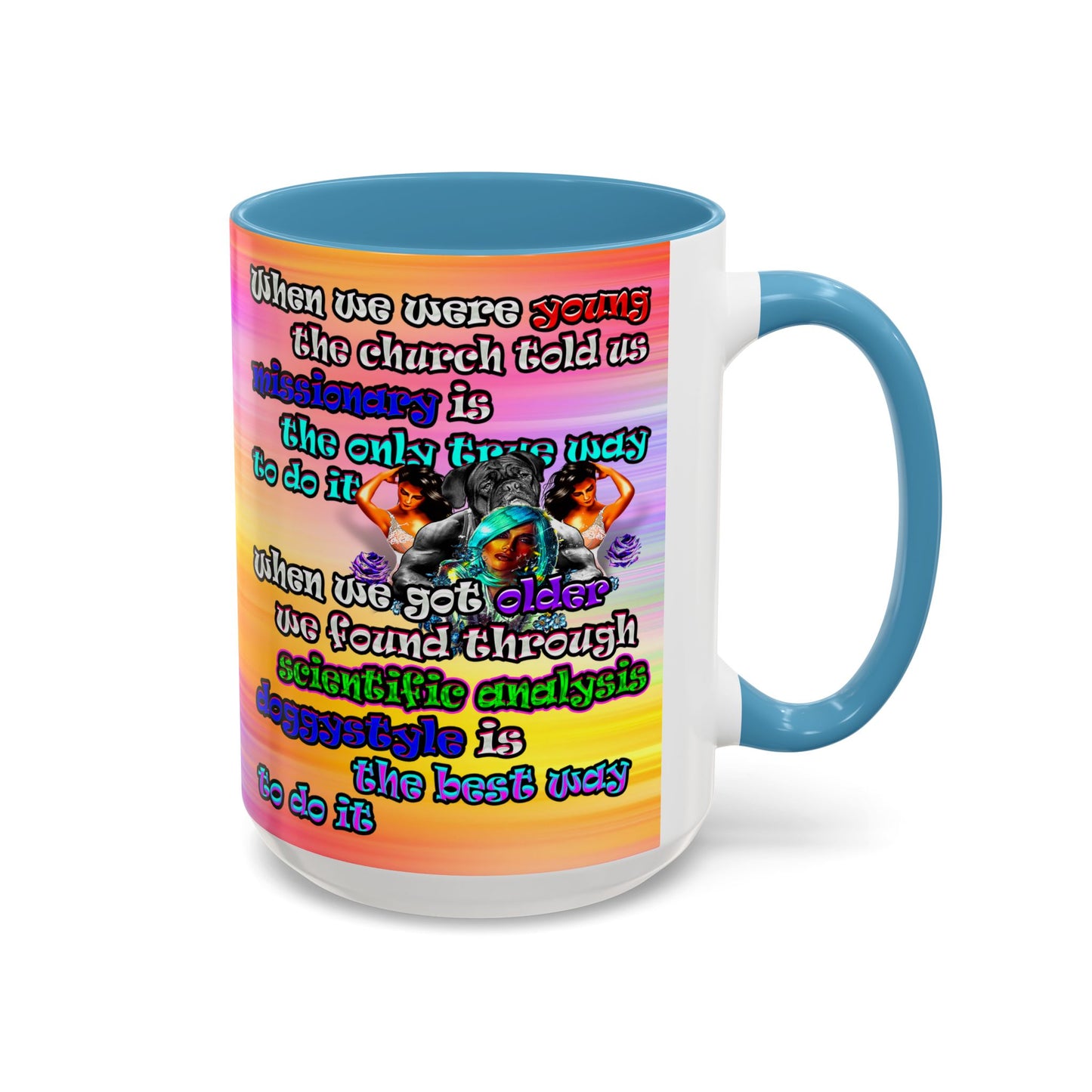 doggystyle - Accent Mug (color blur)