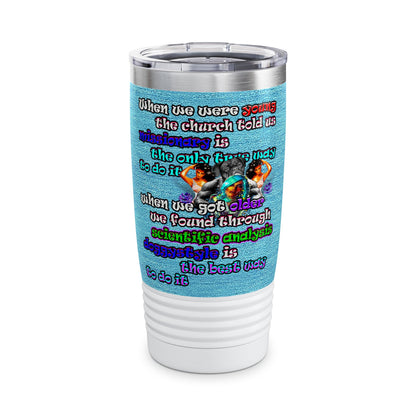 doggystyle - Ringneck Tumbler, 20oz (faded blue)