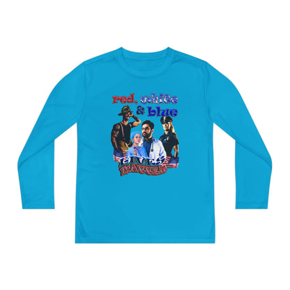 rw&b lives matter - Youth Long Sleeve Competitor Tee