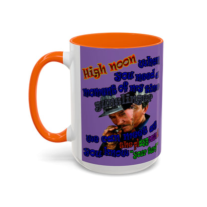 high noon - Accent Mug (light purple)