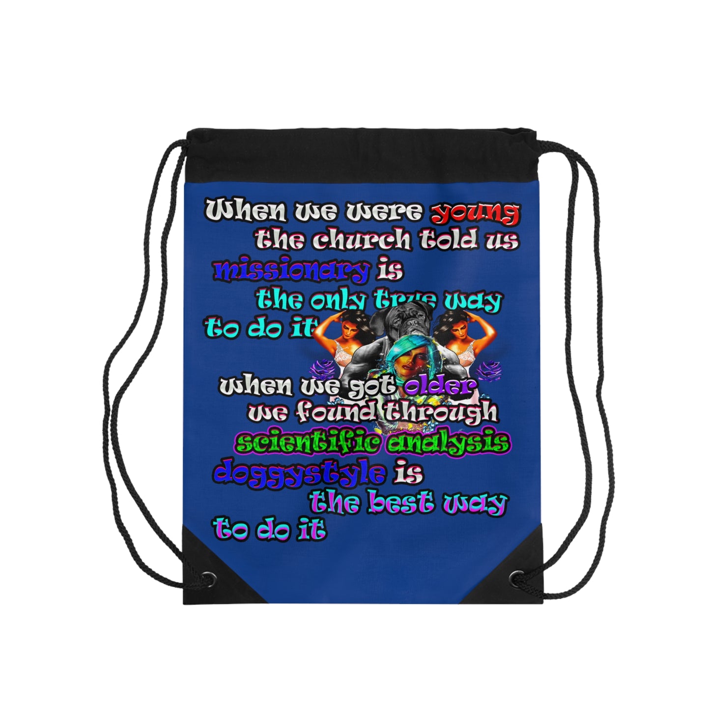 doggystyle - Drawstring Bag (dark blue)