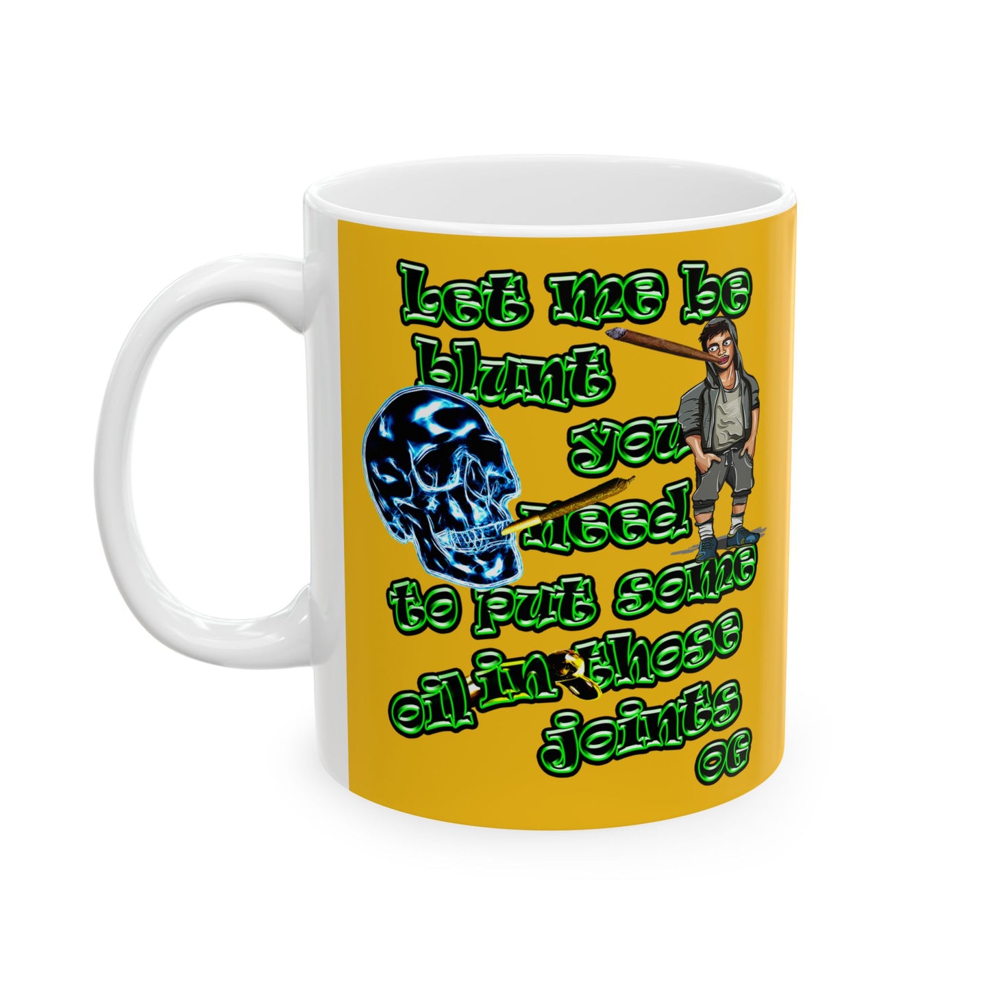 og - White Mug (yellow)