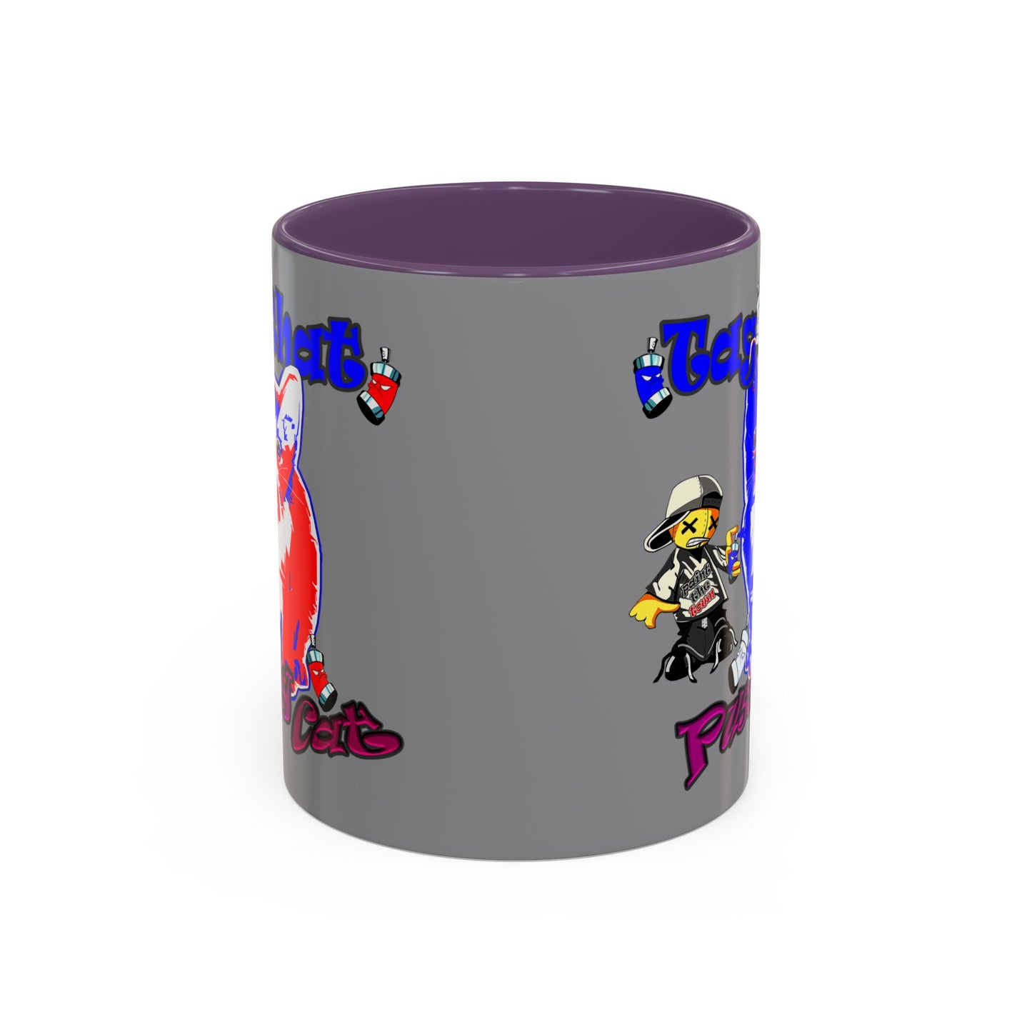 tag that - Accent Mug (grey)