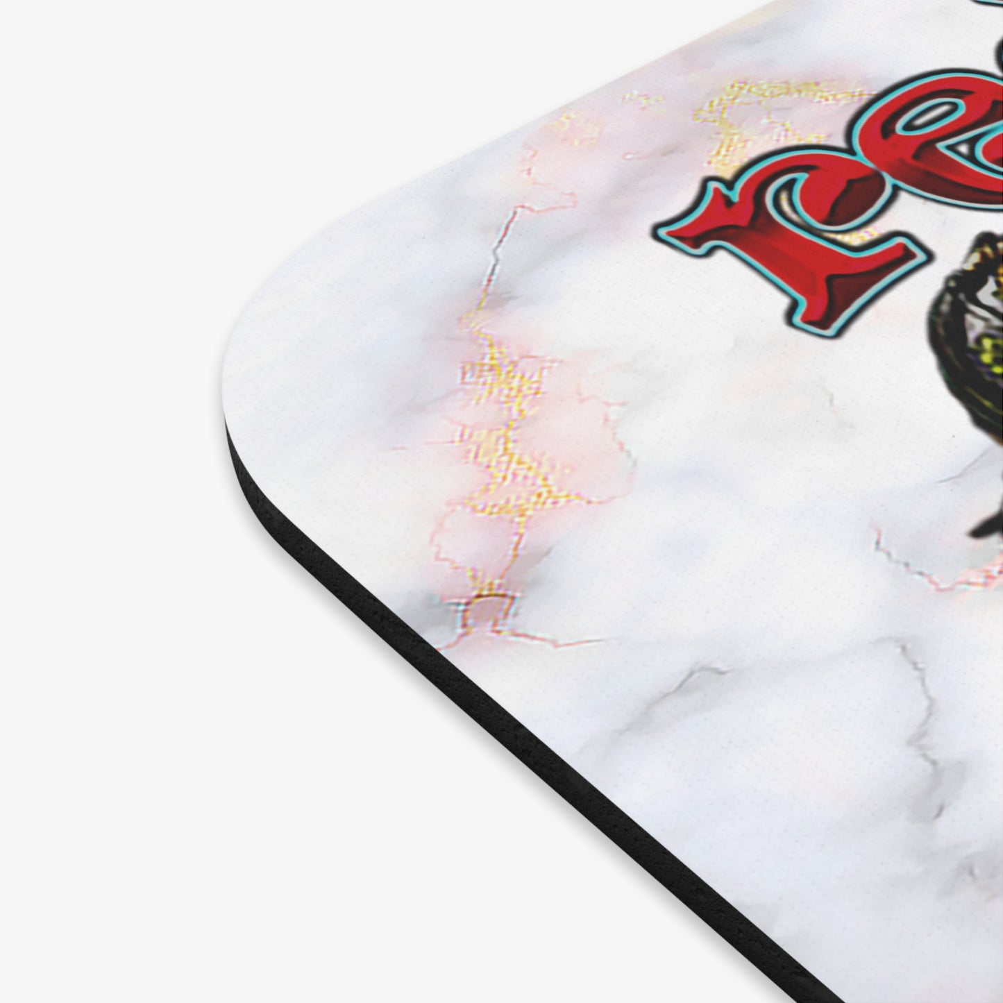 rw&b lives matter - Mouse Pad (Rectangle) (white marble)