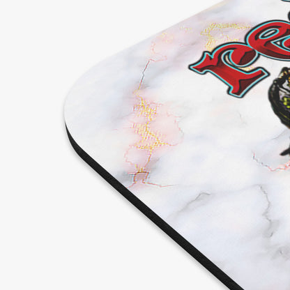 rw&b lives matter - Mouse Pad (Rectangle) (white marble)