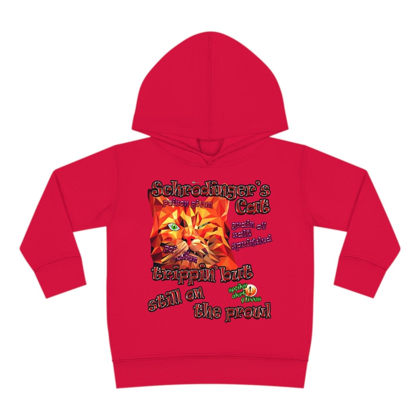 schrodinger's cat - Toddler Pullover Fleece Hoodie