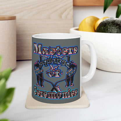 em cee squared - White Mug (dark grey)