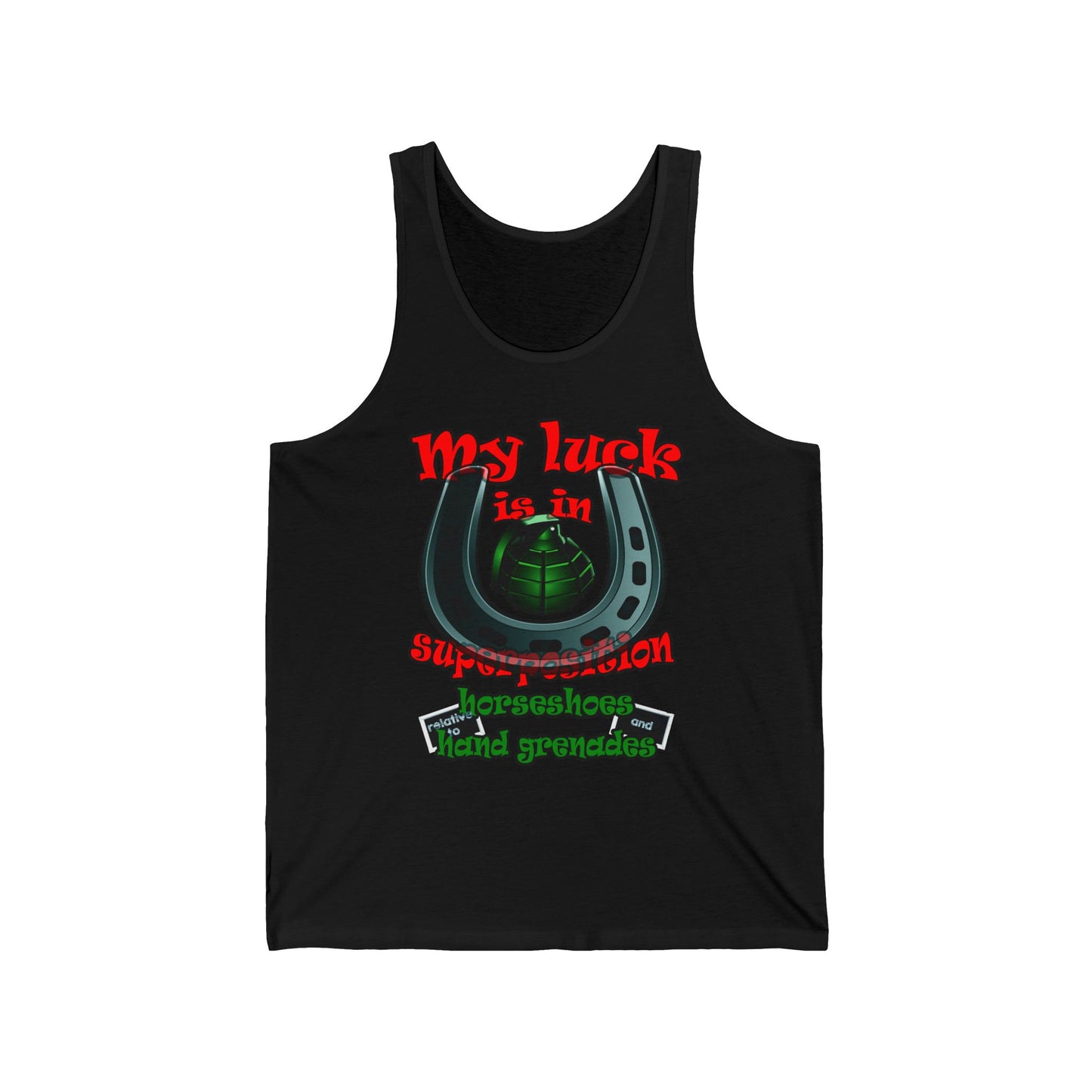 my luck - Unisex Jersey Tank