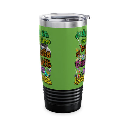 the bum's shit - Ringneck Tumbler, 20oz (green)