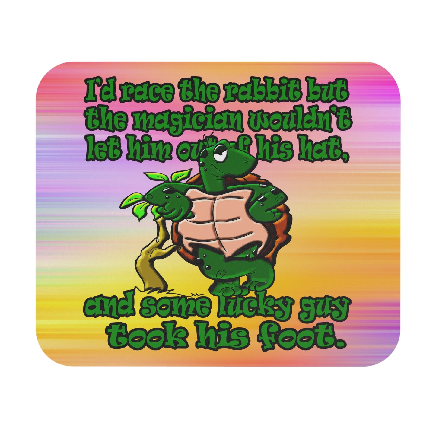 turtle race - Mouse Pad (Rectangle) (color blur)