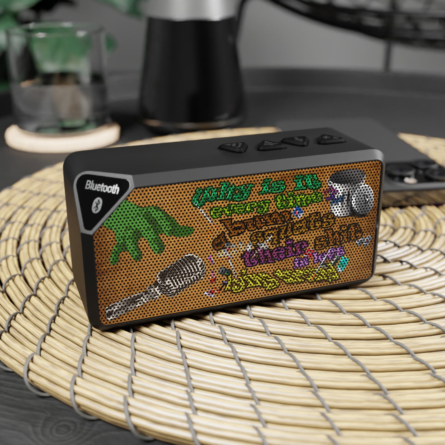 the bum's shit - Jabba Bluetooth Speaker (brown papyrus)