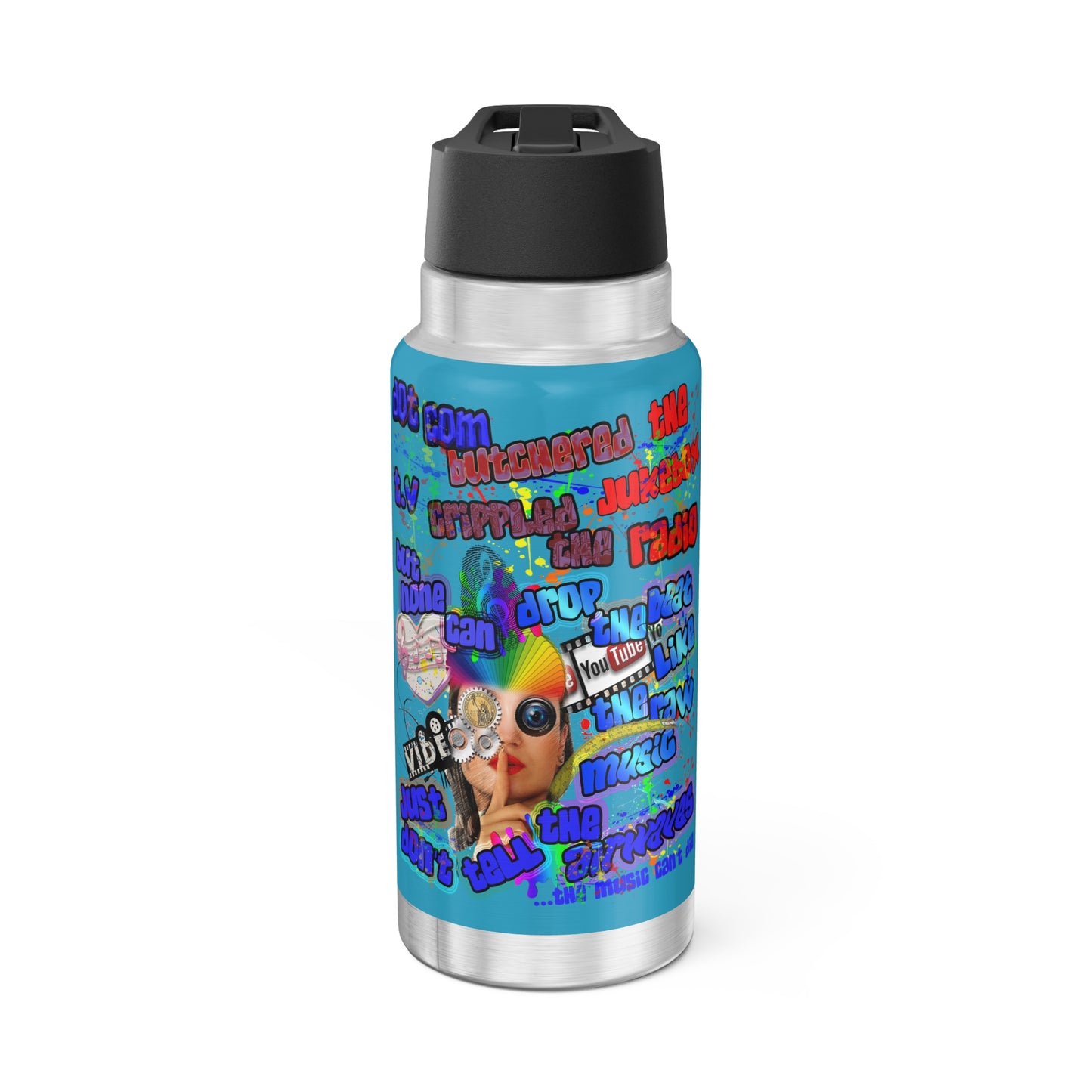 drop the beat - Gator Tumbler, 32oz (turquoise)